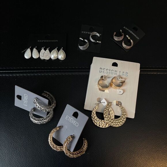 NEW Lot of 9 earrings.Retails $112 - Picture 2 of 3